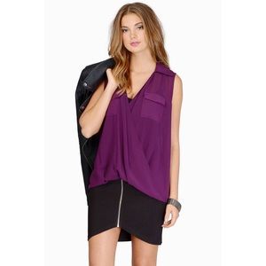 Tobi Zoey Wrap Tank Top
